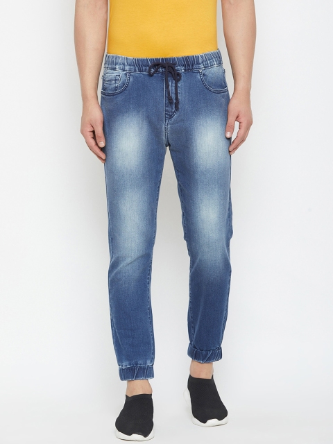 

Canary London Men Blue Jogger Low-Rise Clean Look Stretchable Jeans
