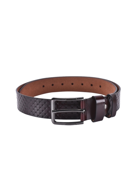 

BuckleUp Men Brown Textured Belt