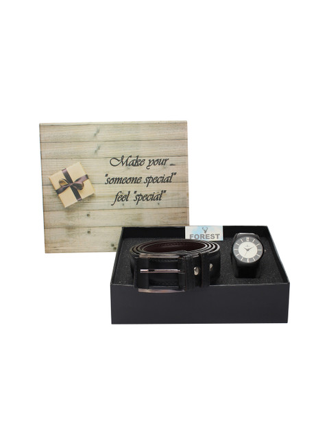 

Hobforestessentials Men Watch Gift Set, Beige