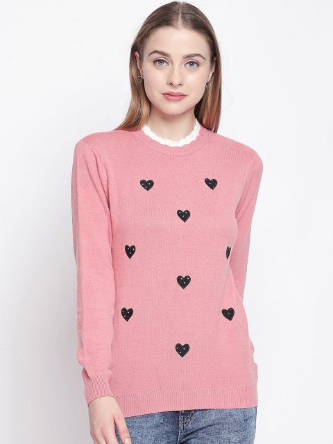 

Honey by Pantaloons Women Pink Printed Pullover