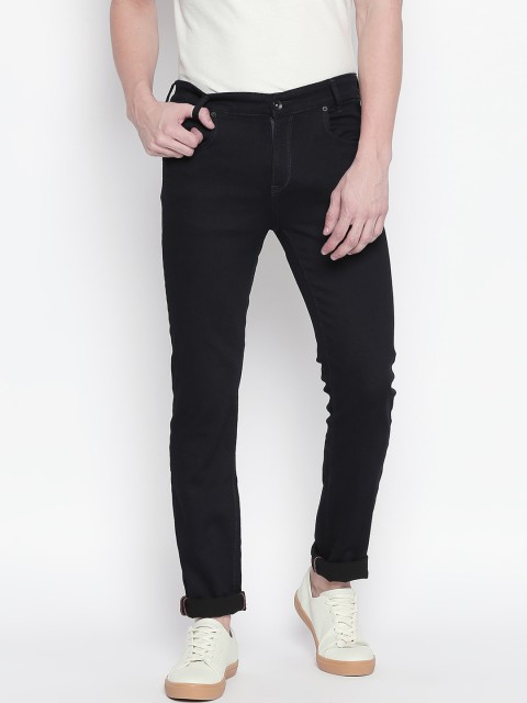 

Mufti Men Black Regular Fit Mid-Rise Clean Look Stretchable Jeans