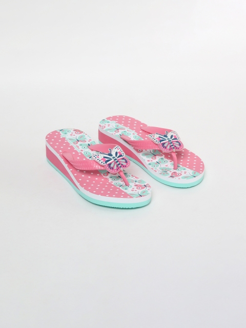 

Fame Forever by Lifestyle Girls Pink Textured Thong Flip-Flops