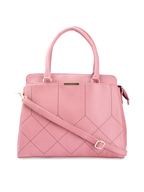 

LEGAL BRIBE Pink Textured Handheld Bag