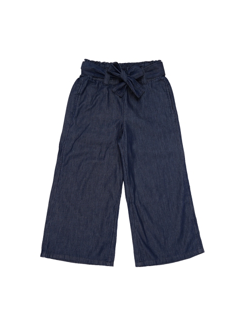 

Pantaloons Junior Girls Navy Blue Relaxed Fit Mid-Rise Clean Look Jeans