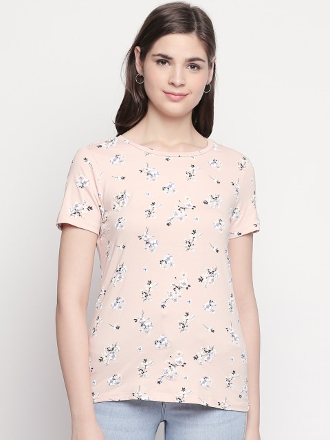 

Honey by Pantaloons Women Pink Printed Top