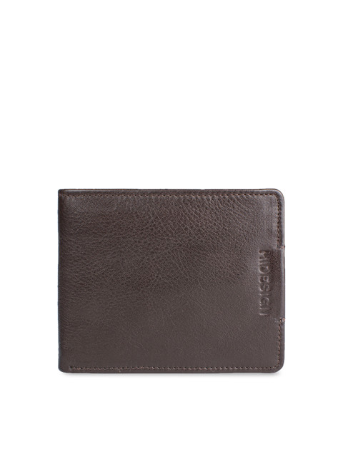 

Hidesign Men Brown Solid Two Fold Leather Wallet