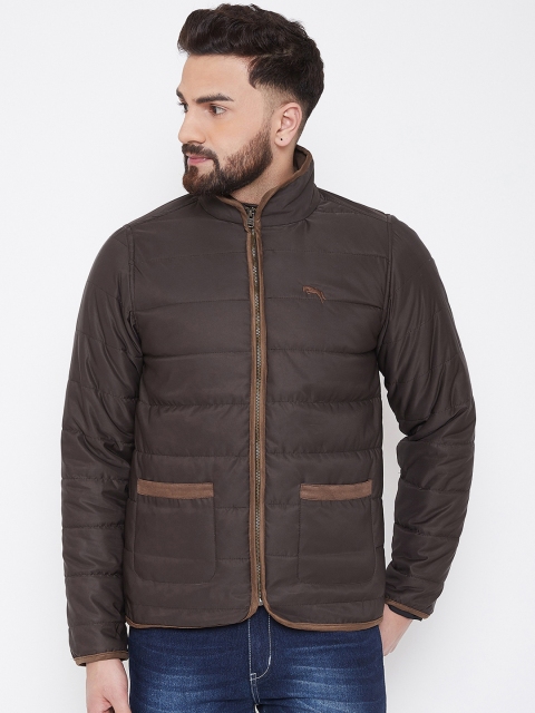 

JUMP USA Men Coffee Brown Solid Puffer Jacket