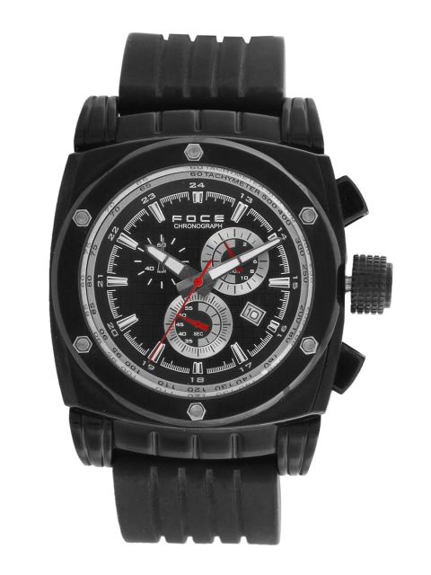 

FOCE Men Black Analogue Watch FCMW131GBL