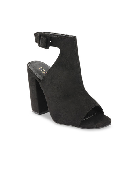 

URBANE Women Black Solid Heels
