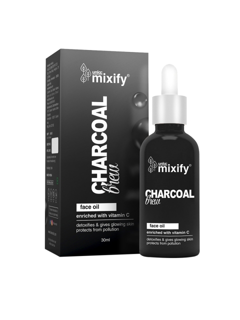 

Mixify Unloc Charcoal Brew Face Oil 30 ml, Black