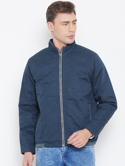 

Duke Men Blue Solid Puffer Jacket