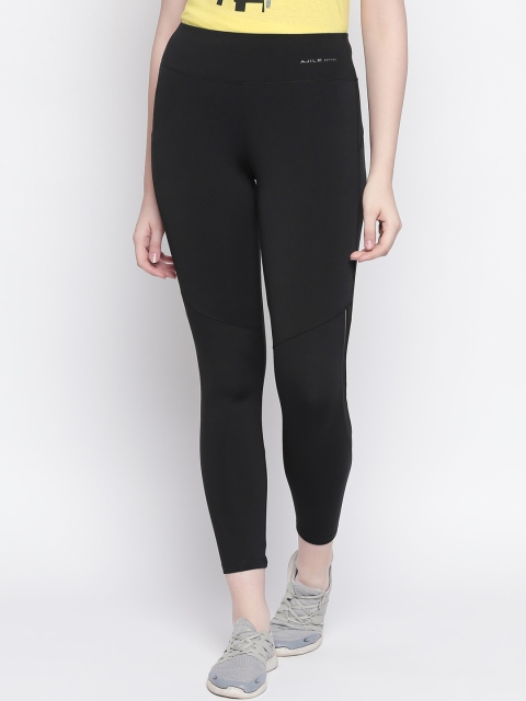 

Ajile by Pantaloons Women Black Solid Tights
