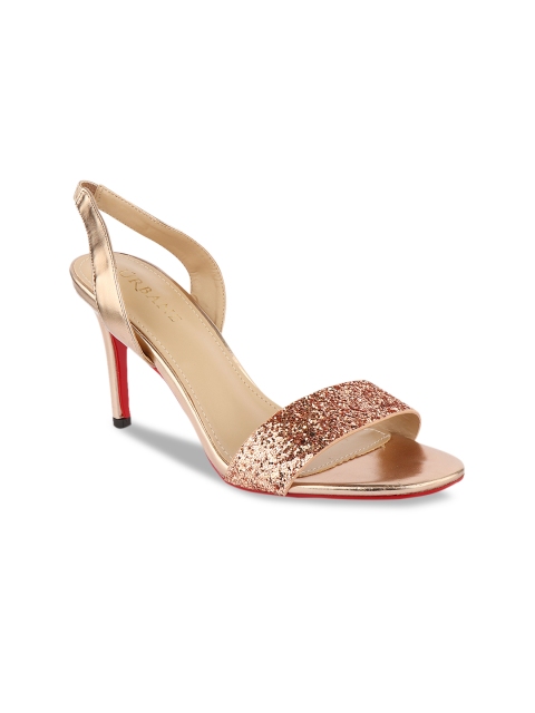 

URBANE Women Rose Gold Embellished Heels