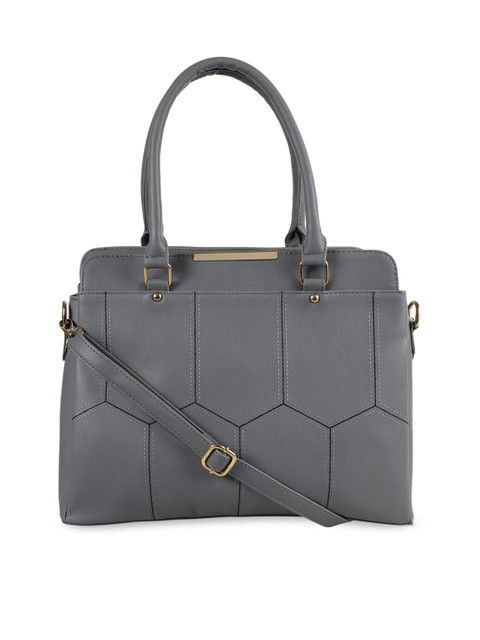 

Bagsy Malone Grey Textured Handheld Bag