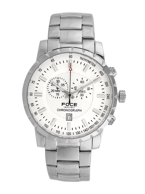 

FOCE Men White Analogue Watch FSMW08SSM