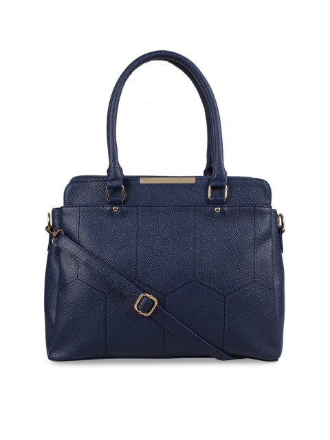 

Bagsy Malone Navy Blue Textured Handheld Bag