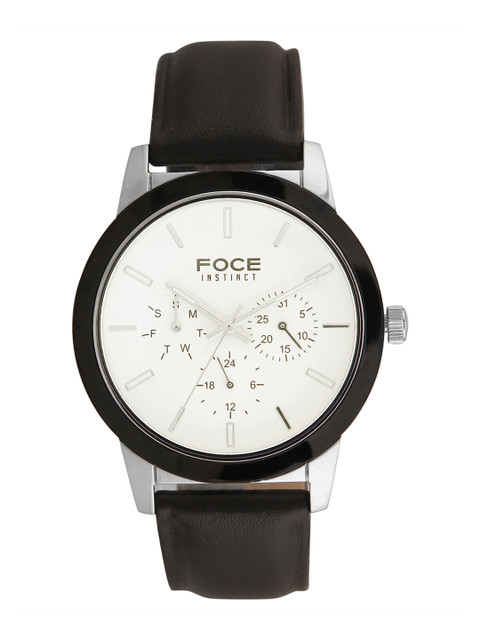 

FOCE Men White Analogue Watch FCMW13TBL