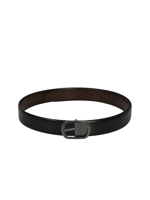 

Second SKIN Men Black & Coffee Brown Solid Reversible Leather Belt