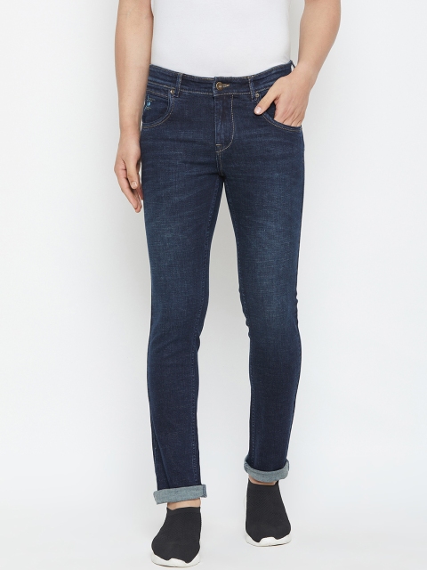 

American Archer Men Blue Slim Fit Low-Rise Clean Look Stretchable Jeans