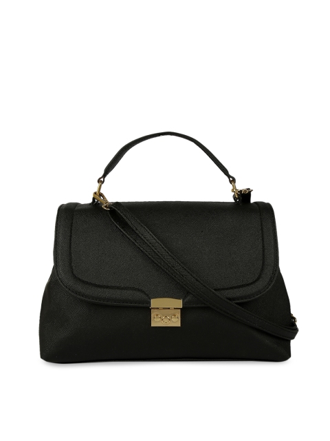 

Daphne Black Solid Sling Bag