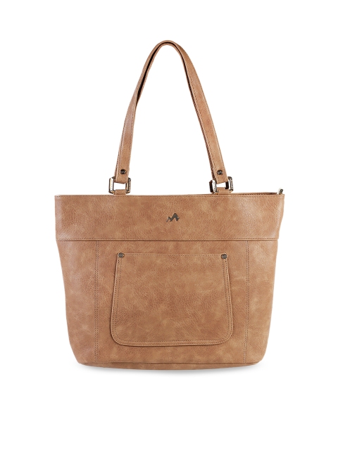

Metro Beige Solid Handheld Bag