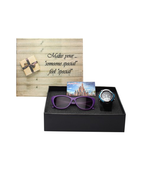 

Fantasy World Kids Purple Watch & Sunglass Gift Set