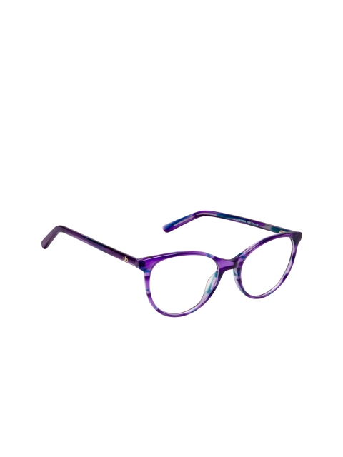 

David Blake Unisex Purple Tortoise Shell Full Rim Cateye Frames EWDB1992