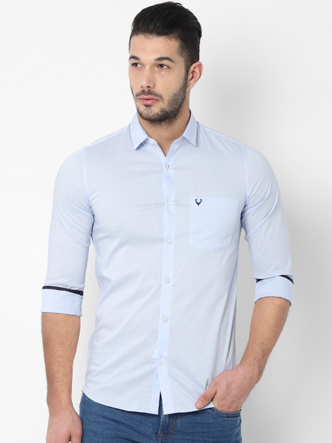 

Allen Solly Men Blue Slim Fit Printed Casual Shirt