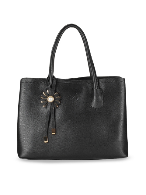 

Metro Black Solid Handheld Bag