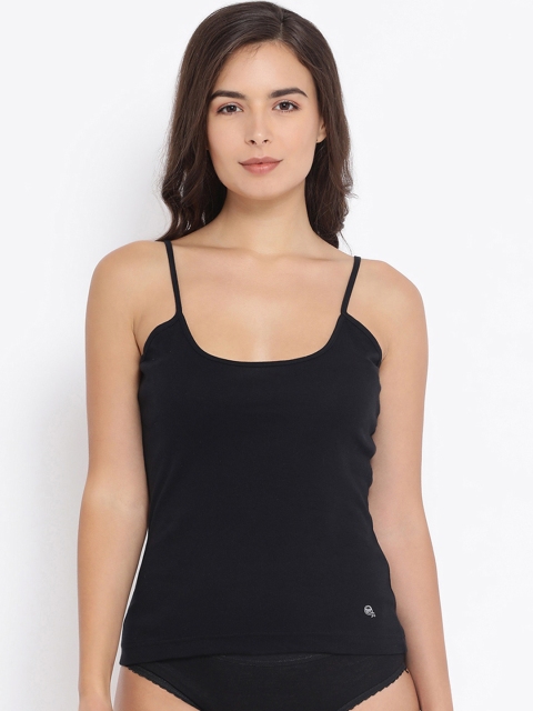 

Macrowoman W-Series Women Pack of 2 Black Solid Camisoles MW2311