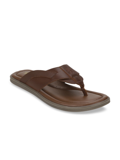 

Red Tape Men Brown Solid Sandals