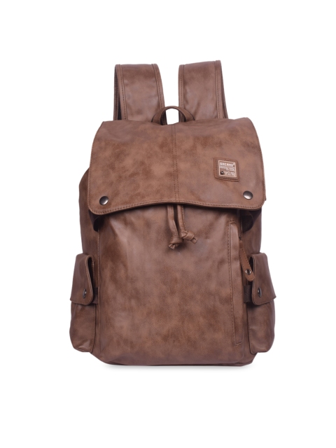 

Bagkok Women Brown Solid Backpack