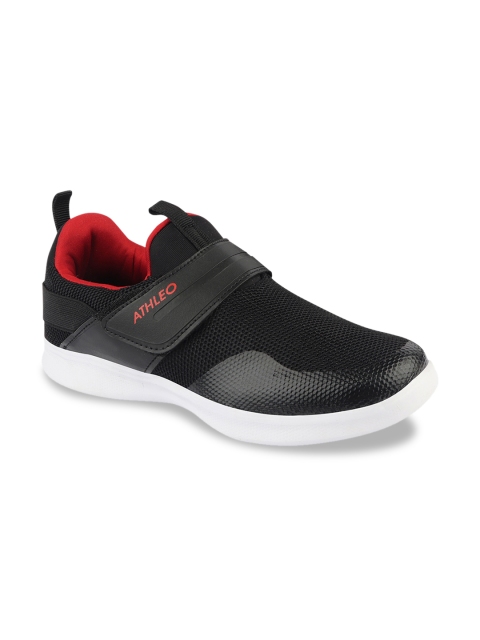 

Action Women Black Woven-Design Running Shoes