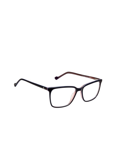 

David Blake Unisex Black & Blue Solid Full Rim Wayfarer Frames EWDB2033