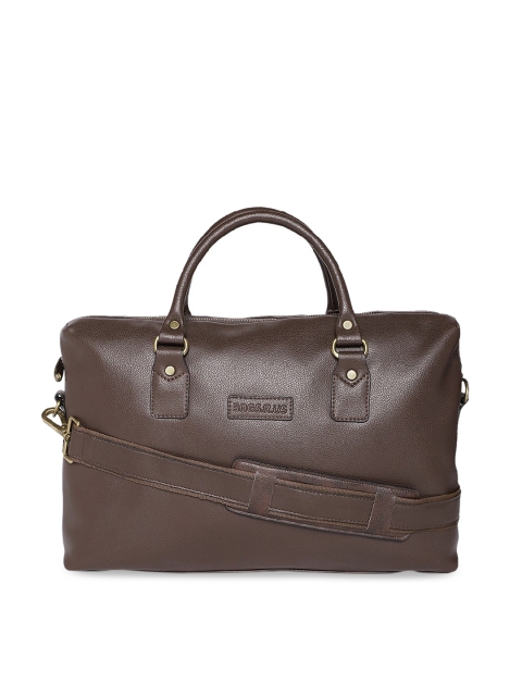 

Bags.R.us Unisex Brown Solid Laptop Bag