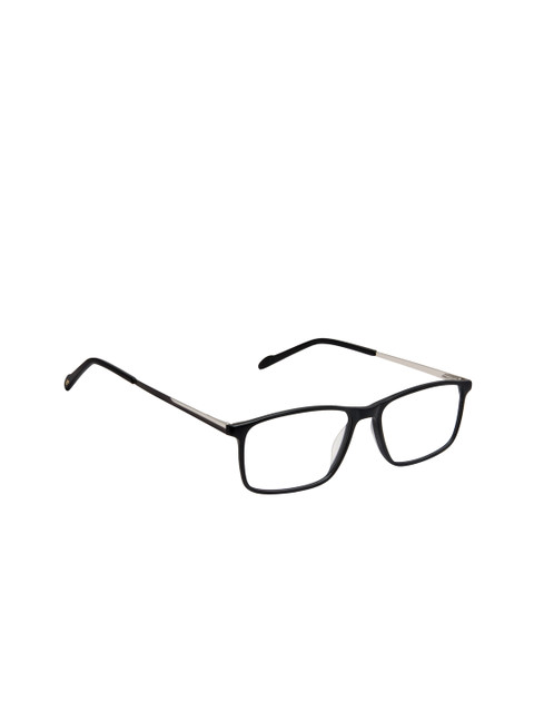 

David Blake Unisex Black Solid Full Rim Rectangle Frames EWDB1936