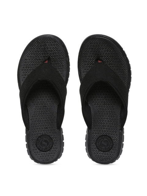 

Solethreads Men Black Solid Thong Flip-Flops