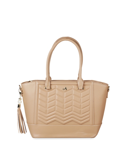 

Metro Beige Textured Handheld Bag