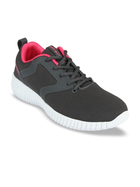 

OFF LIMITS Women Charcoal Grey Mesh Running Shoes