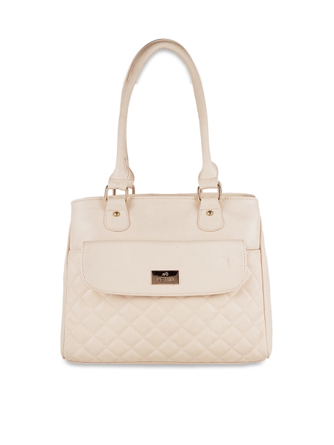

Metro Cream-Coloured Textured Handheld Bag
