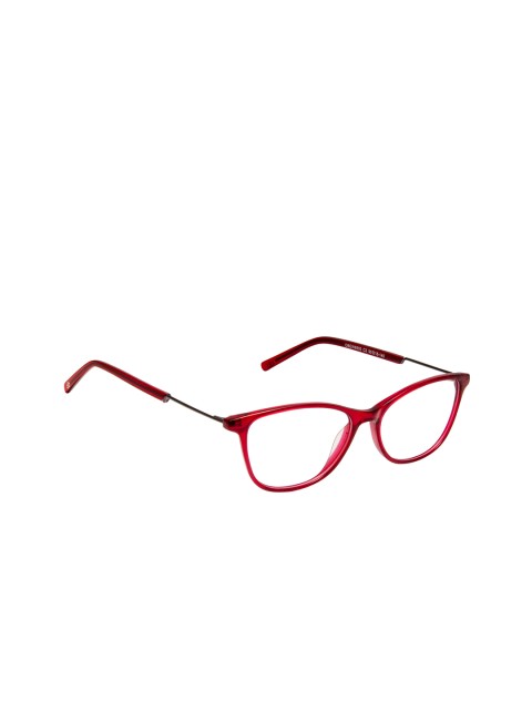 

David Blake Unisex Red Solid Full Rim Cateye Frames