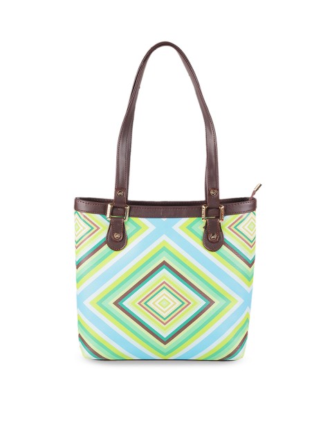 

Metro Green & Blue Printed Shoulder Bag