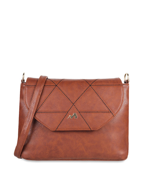 

Metro Tan Brown & Black Printed Sling Bag