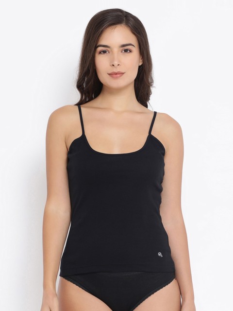 

Macrowoman W-Series Women Pack of 2 Black Solid Camisoles MW2311-BL-BL