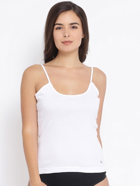 

Macrowoman W-Series Women Pack of 2 White Solid Camisoles MW2311