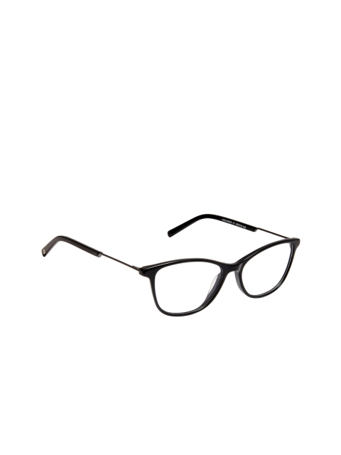 

David Blake Unisex Black Solid Full Rim Cateye Frames
