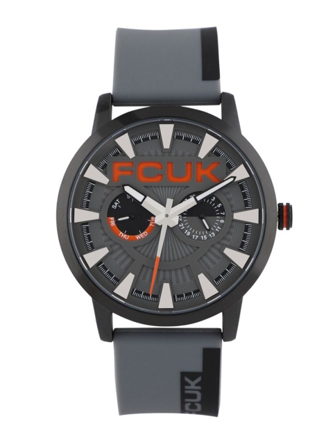 

FCUK Men Grey Analogue Watch