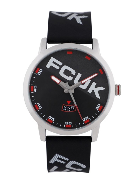 

FCUK Men Black Analogue Watch FK0004A