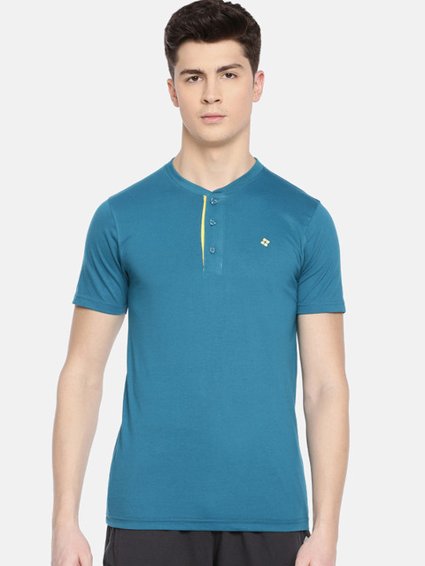 

Dollar Bigboss Men Blue Solid Lounge T-Shirt