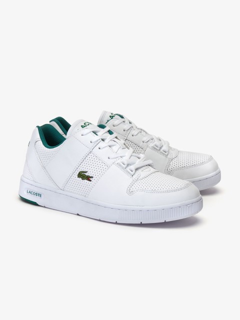 

Lacoste Men White Thrill Tonal Leather Trainers